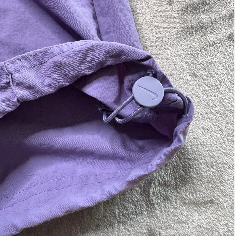 Nike Womens XL Everything Wovens Mid Rise Pants Dusty Amethyst Street wear Baggy
